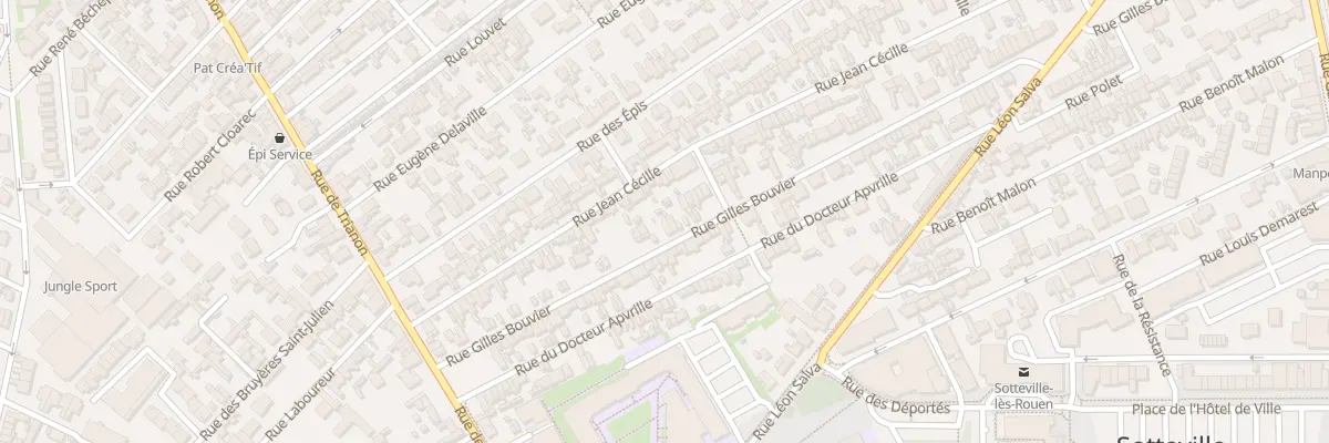 Plan du 142 Rue Gilles Bouvier à Sotteville-lès-Rouen