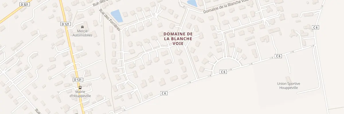 Plan du 38 Dom de la Blanche Voie à Houppeville