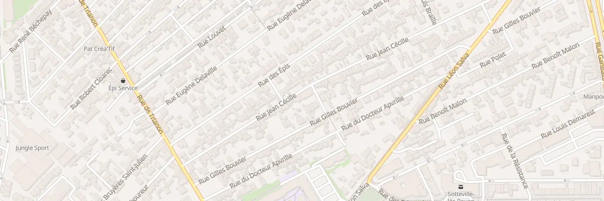 Plan du 129 Rue Jean Cecille à Sotteville-lès-Rouen