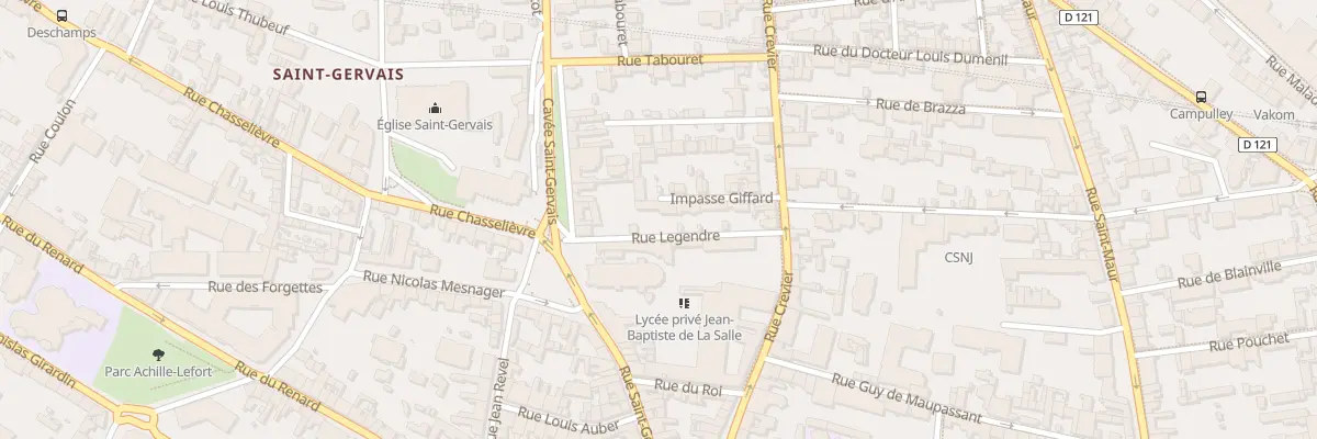 Plan du 7 Imp Giffard à Rouen