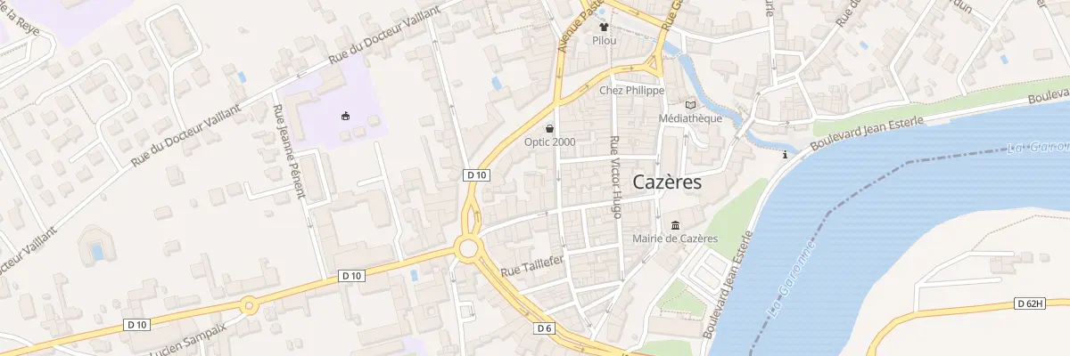 Plan du 12 Rue Emile Zola à Cazères