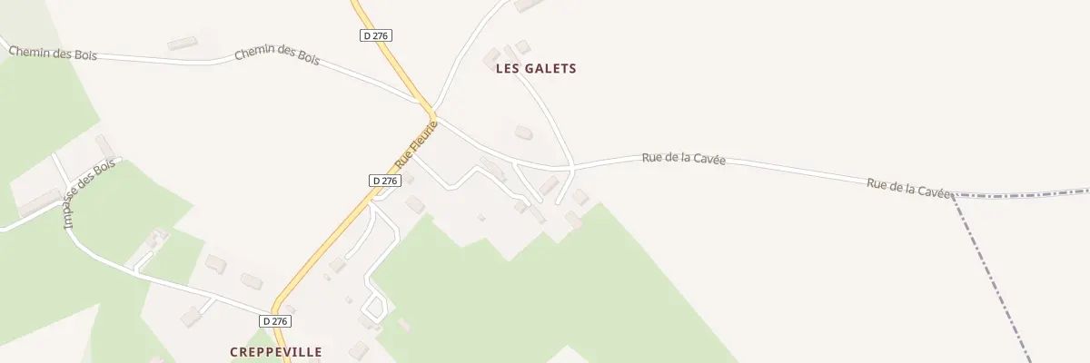 Plan du 2 Rue de la Cavee à Criquetot-sur-Longueville