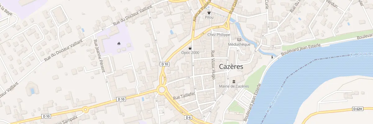 Plan du 10 Rue Emile Zola à Cazères