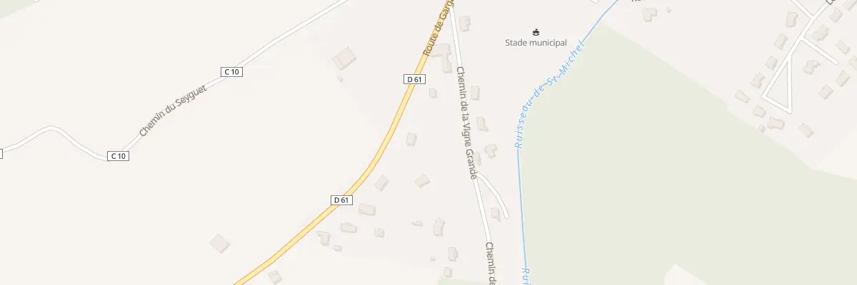 Plan du 8 Rte de Garganvillar à Castelferrus