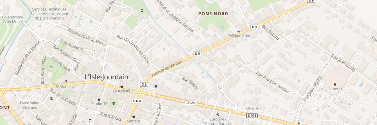 Plan du 62 Av de Verdun à L’Isle-Jourdain