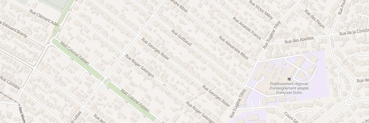 Plan du 30 Rue Georges Risler à Sotteville-lès-Rouen