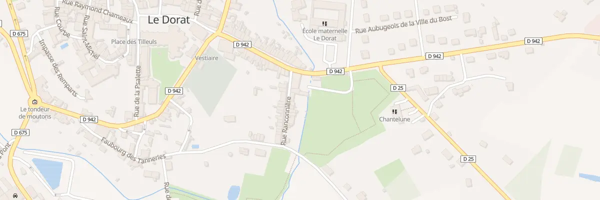 Plan du 5 Rue Ranconnière au Dorat