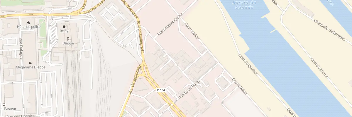 Plan du 17 Rue de l’Entrepot à Dieppe
