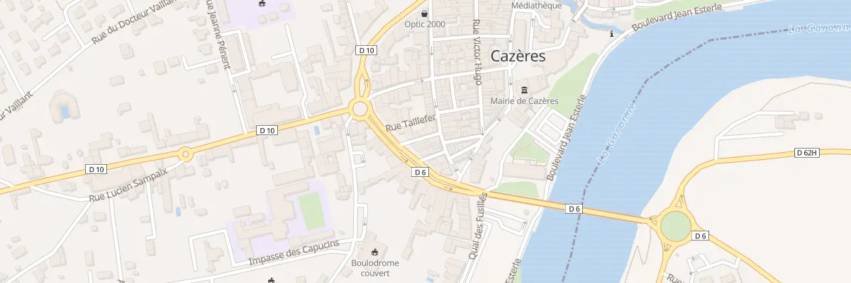 Plan du 34 Rue Emile Zola à Cazères
