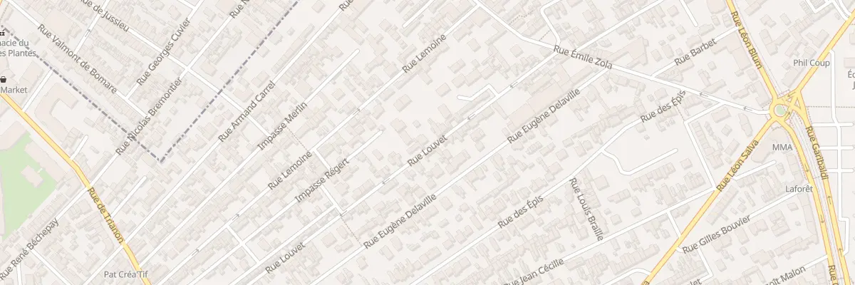 Plan du 20A Rue Louvet à Sotteville-lès-Rouen