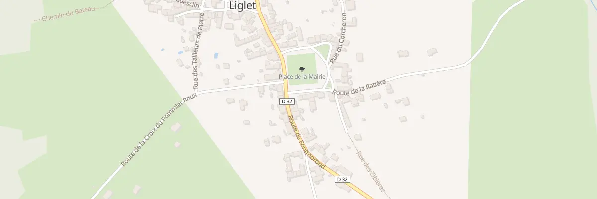 Plan du 14 Pl de la Mairie à Liglet