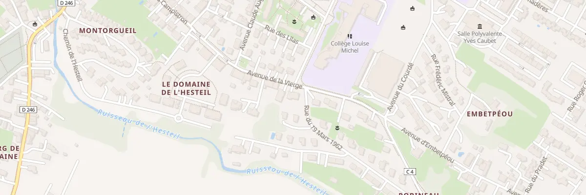 Plan du 13 Av de la Vierge à L’Isle-Jourdain