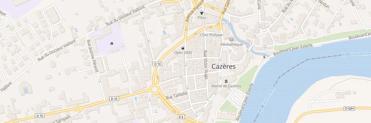 Plan du 13 Rue Emile Zola à Cazères