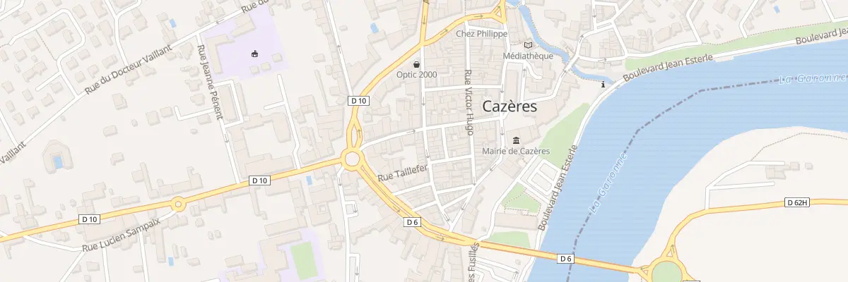 Plan du 21 Rue Emile Zola à Cazères