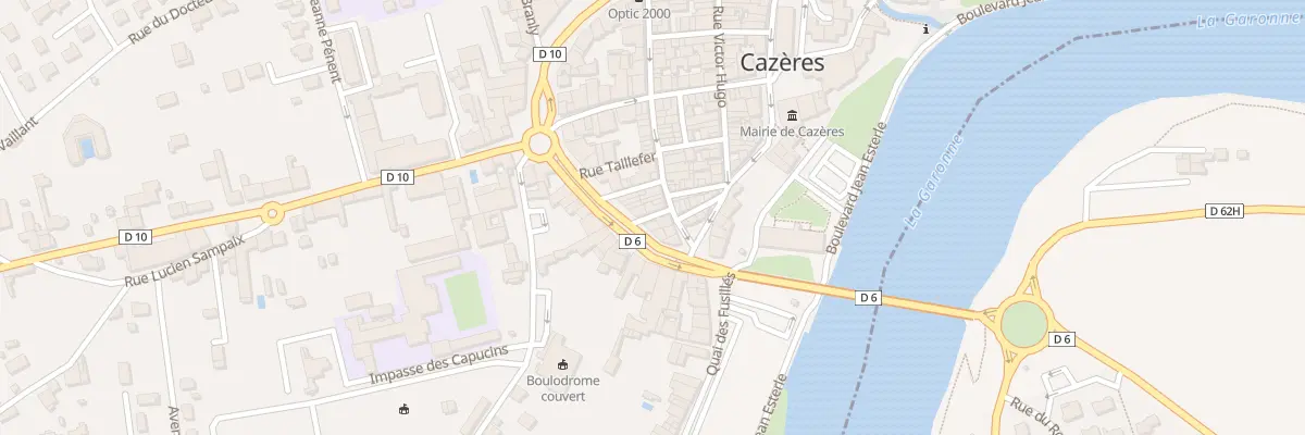 Plan du 42 Rue Emile Zola à Cazères
