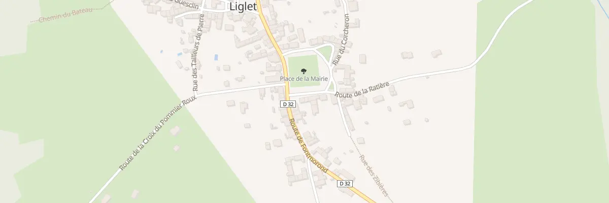 Plan du 16 Pl de la Mairie à Liglet