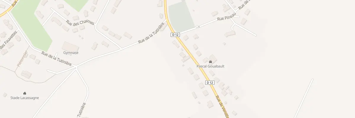 Plan du 42 Rue de Vendome à La Ville-aux-Clercs