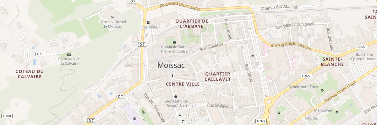 Plan du 8 Rue Guileran à Moissac
