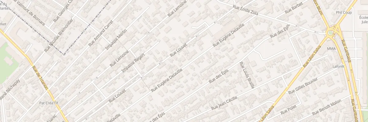 Plan du 24 Rue Eugene Delaville à Sotteville-lès-Rouen