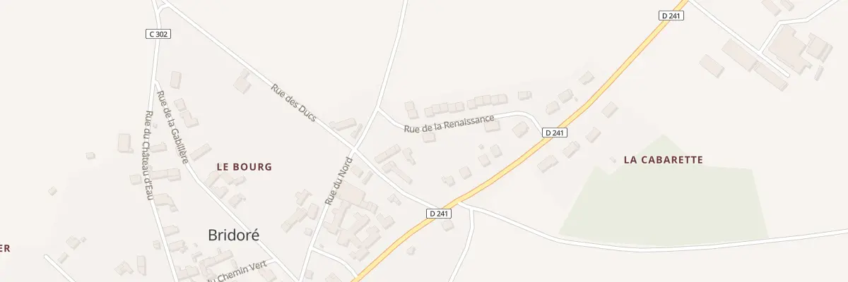 Plan du 6 Rue de la Renaissance à Bridoré