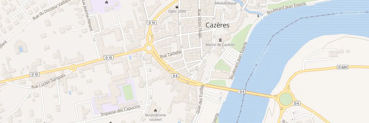 Plan du 43 Rue Emile Zola à Cazères