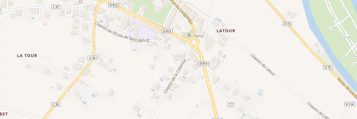 Plan du 50 Che de la Colombe à Moissac