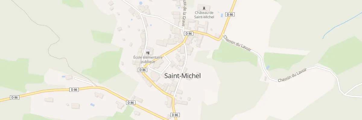 Plan du 2002 Le Village à Saint-Michel