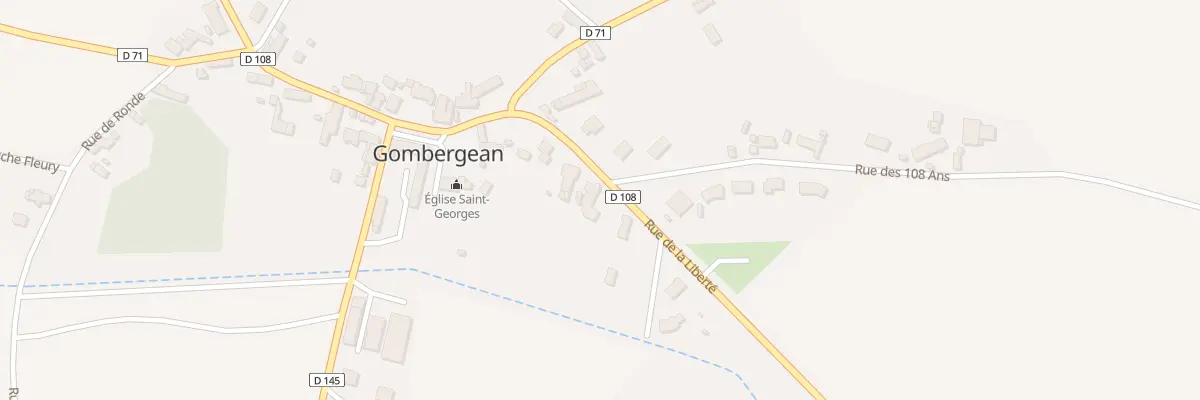 Plan du 18 Rue de la Liberté à Gombergean