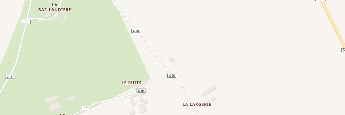 Plan du 182 La Largerie à Bridoré
