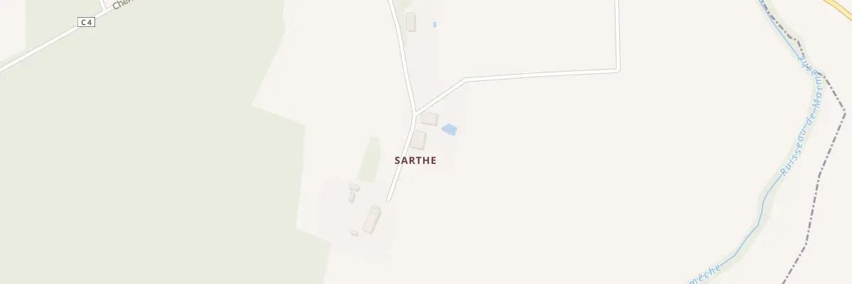 Plan du 88 Sarthe à Lagraulet-Saint-Nicolas