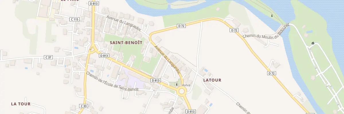 Plan du 43 Av du Languedoc à Moissac