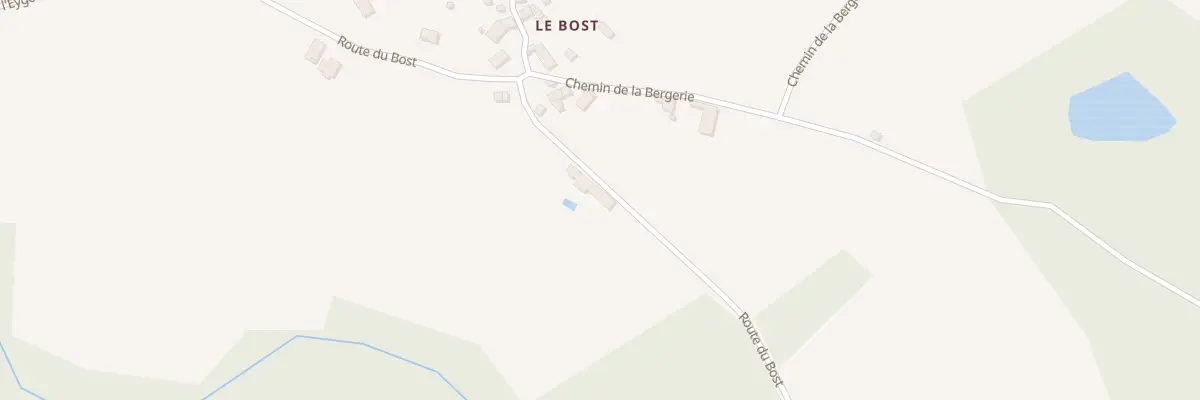 Plan du 593 Le Bost à Jumilhac-le-Grand