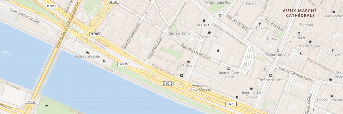 Plan du 40 Quai du Havre à Montérolier