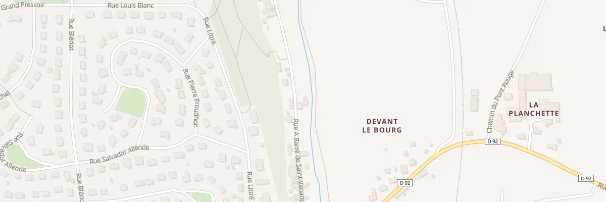 Plan du 14 Rue A. Barré de Saint Venant à Saint-Ouen