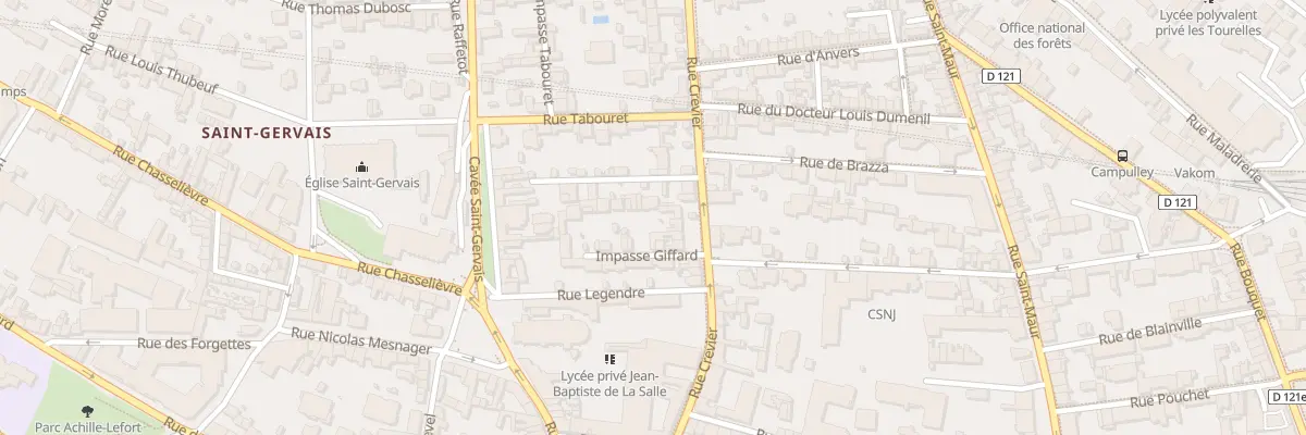 Plan du 6 Imp Giffard à Rouen