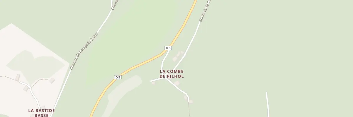 Plan du 650 Rte de la Combe de Filhol à Lacapelle-Cabanac