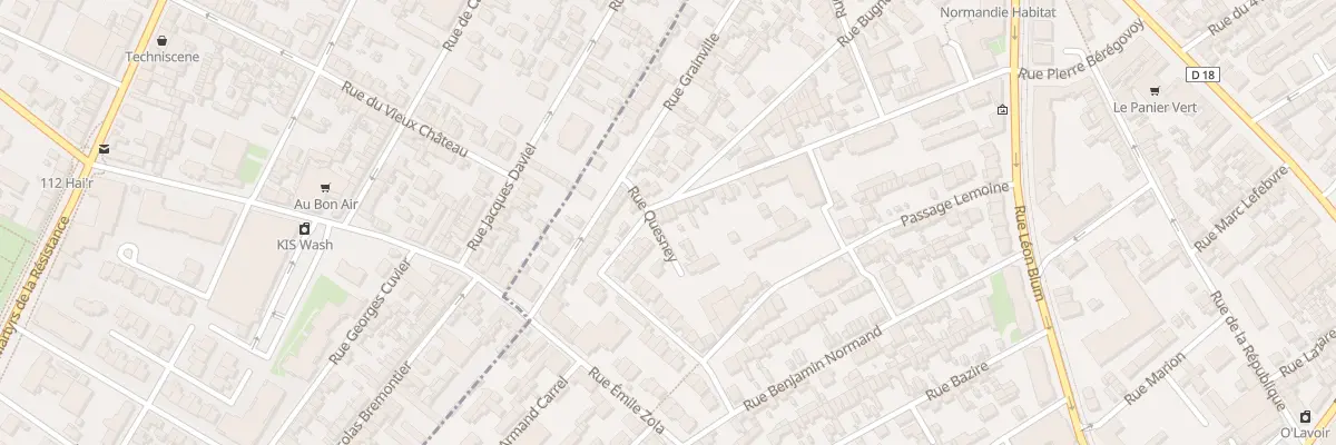 Plan du 57 Rue Quesney à Sotteville-lès-Rouen