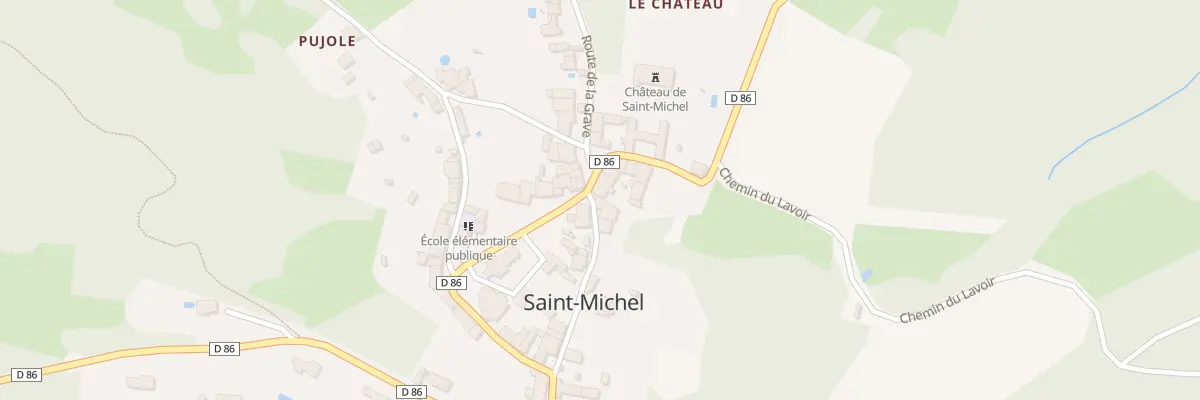 Plan du 59 Le Village à Saint-Michel