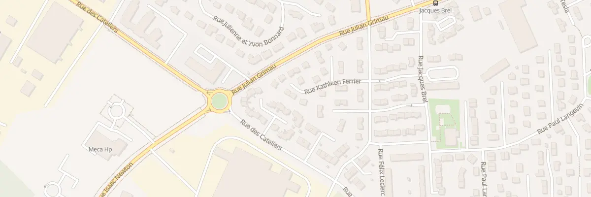 Plan du 9 Rue Kathleen Ferrier à Saint-Étienne-du-Rouvray