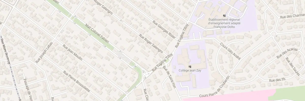 Plan du 7 Rue Roger Salengro à Sotteville-lès-Rouen