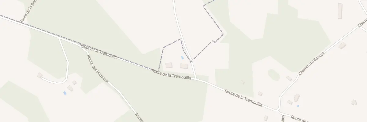 Plan du 293 Rte de la Trémouille à Bars