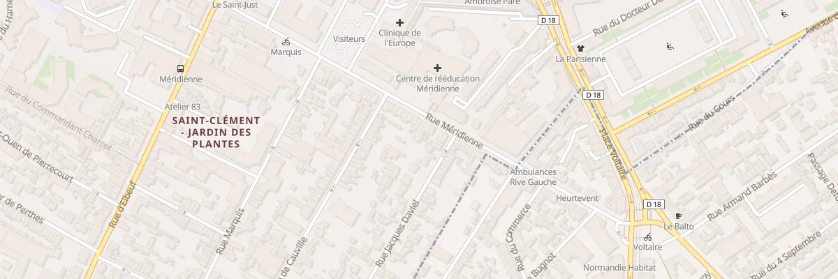 Plan du 41 Rue Méridienne à Rouen