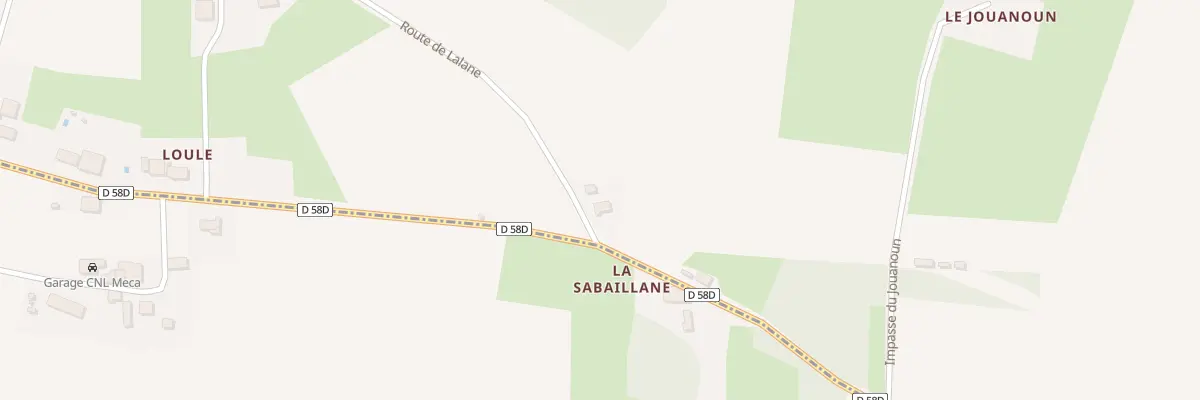 Plan du 21A Le Jouanoun à Montgras
