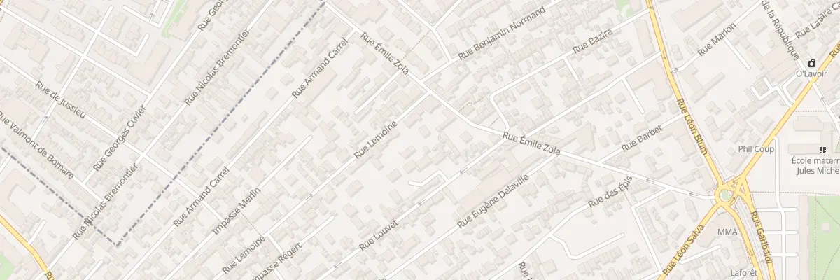 Plan du 11 Rue Lemoine à Sotteville-lès-Rouen