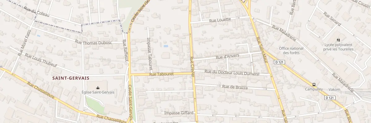 Plan du 83 Rue Crevier à Rouen