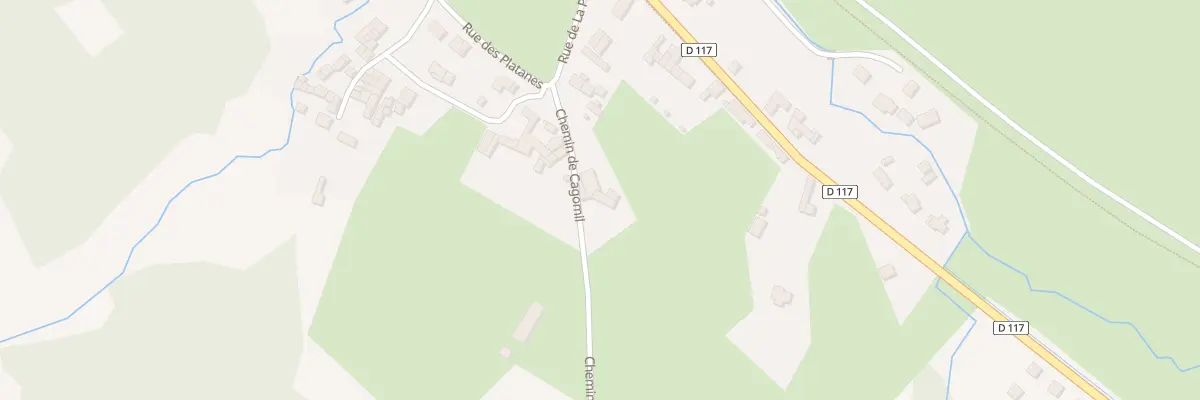 Plan du 3 Che de Cagomil à Caumont
