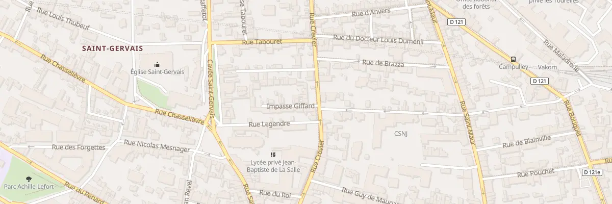 Plan du 59 Rue Crevier à Rouen