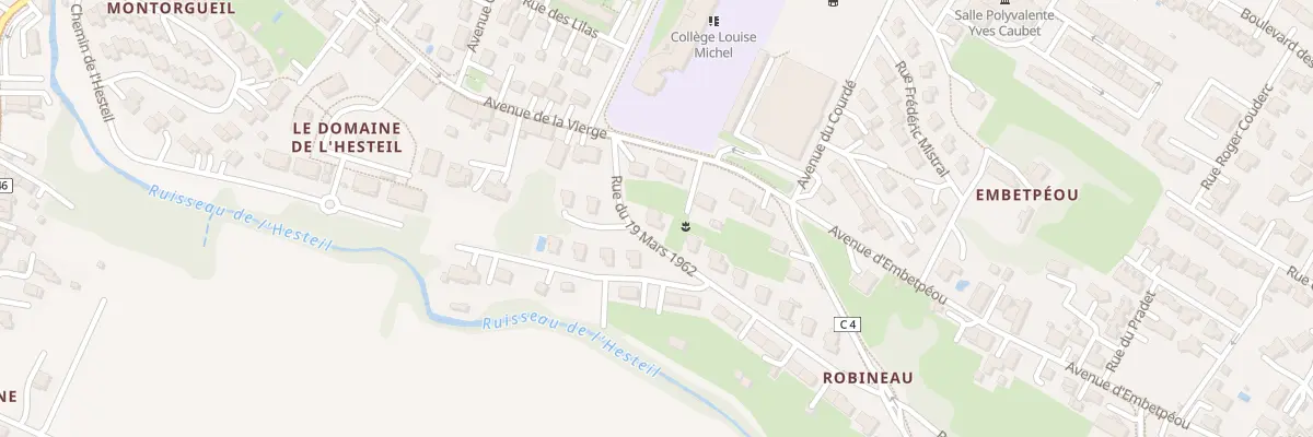 Plan du 2 Rue du 19 Mars 1962 à L’Isle-Jourdain