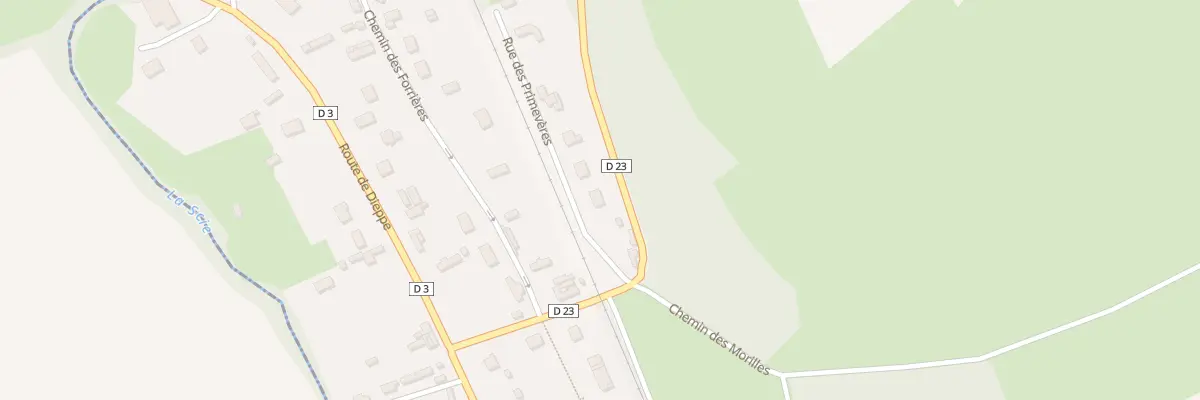 Plan du 2 Che des Primeveres à Anneville-sur-Scie
