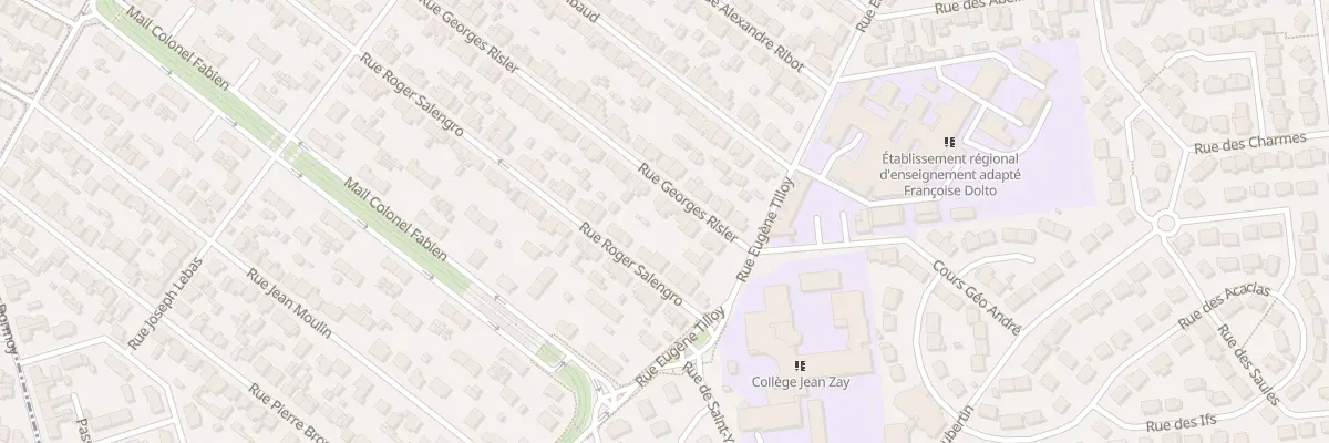 Plan du 9 Rue Georges Risler à Sotteville-lès-Rouen